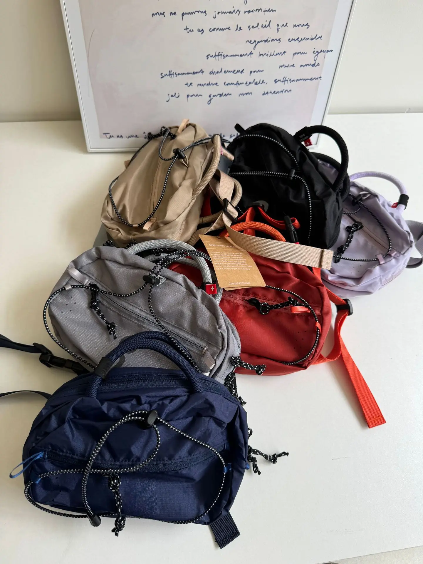 2026 Trendige Unisex Wasserdichte Nylon-Brusttasche Leichte Sport-Fitness-Umhängetasche für Outdoor-Reisen und den täglichen Gebrauch – Detail 3