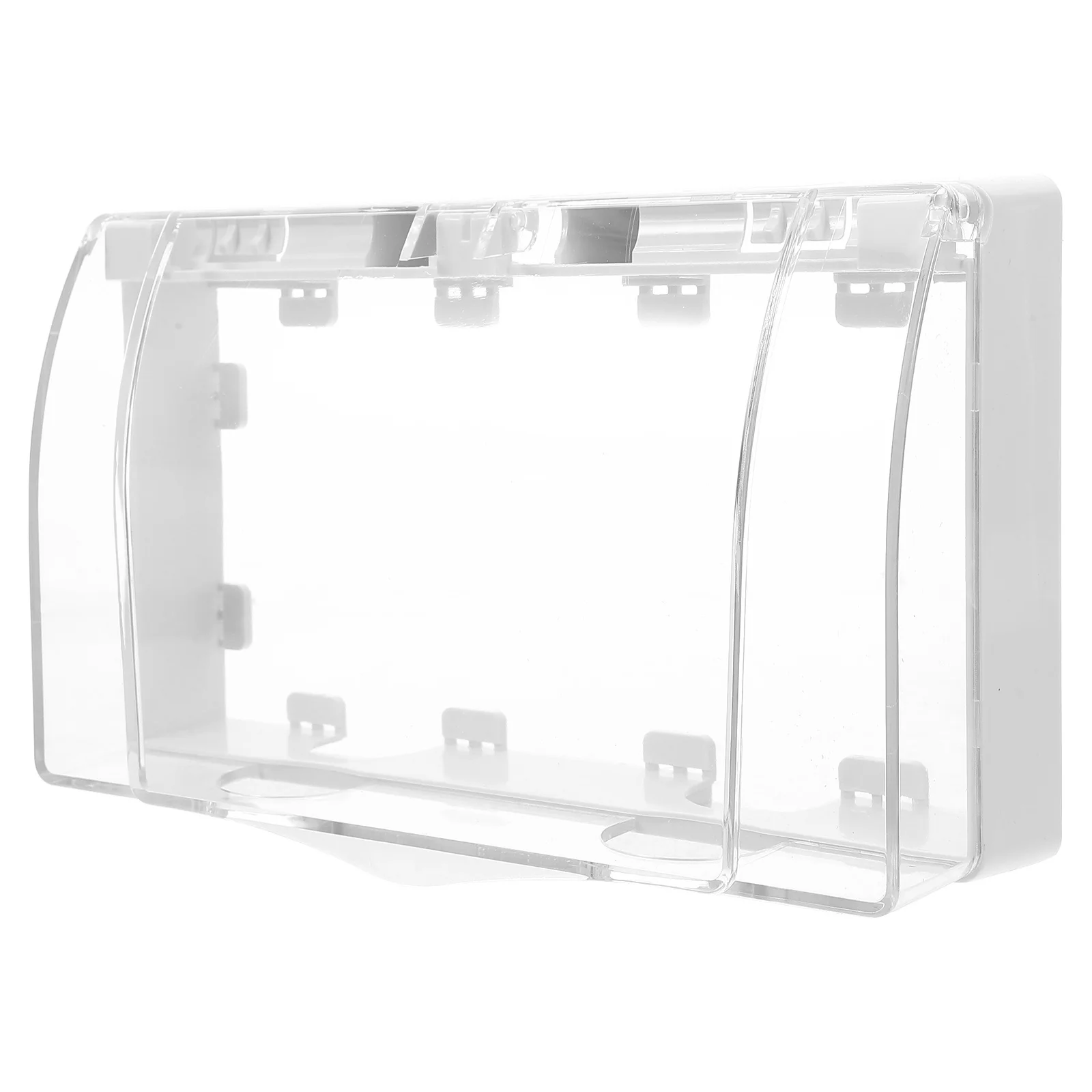 

Waterproof Outlet Cover 86-Type Self Adhesive Wall Plate Clear Socket Protector Box For Bathroom Kitchen Outdoor Electrical