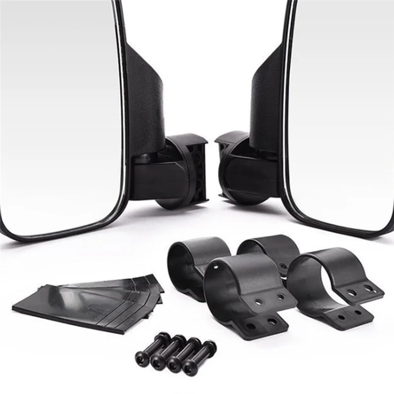 Suitable for UTV/ATV Side Mirrors Beach Bikes All-Terrain Off-Road Vehicles Conversions Gray