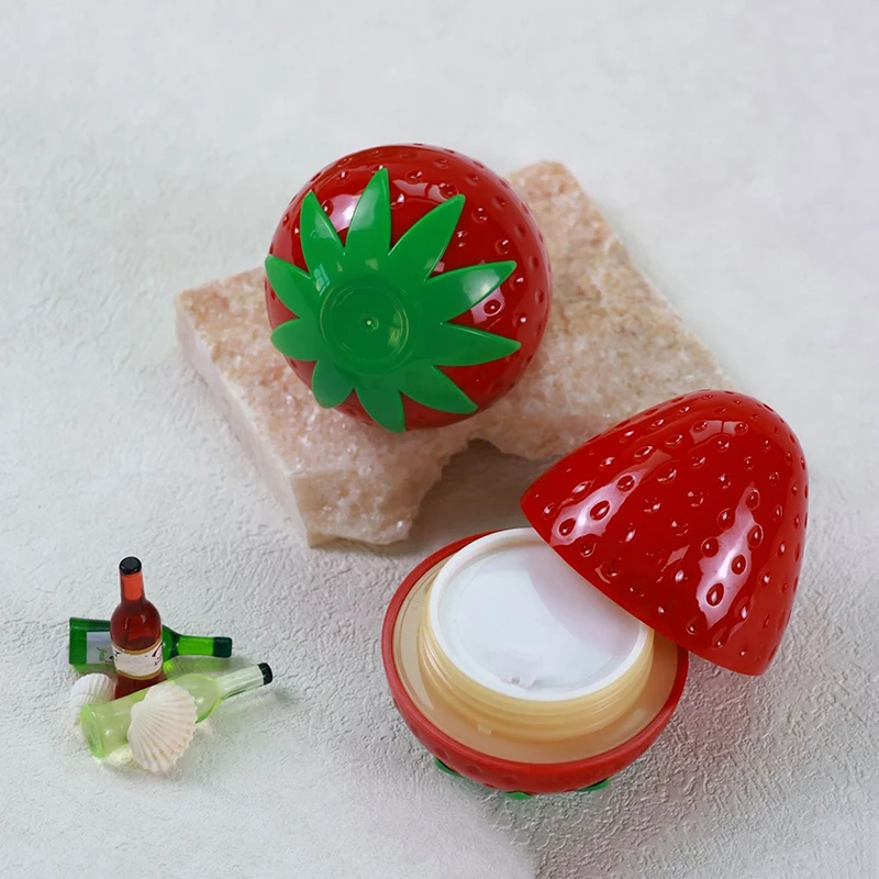 1 Stuks Aardbei/Kers/Appel Vorm Lege Plastic Fles Pot Monsterfles Gezichtscrème Handcrème Opslag pot Lip Scrub Container