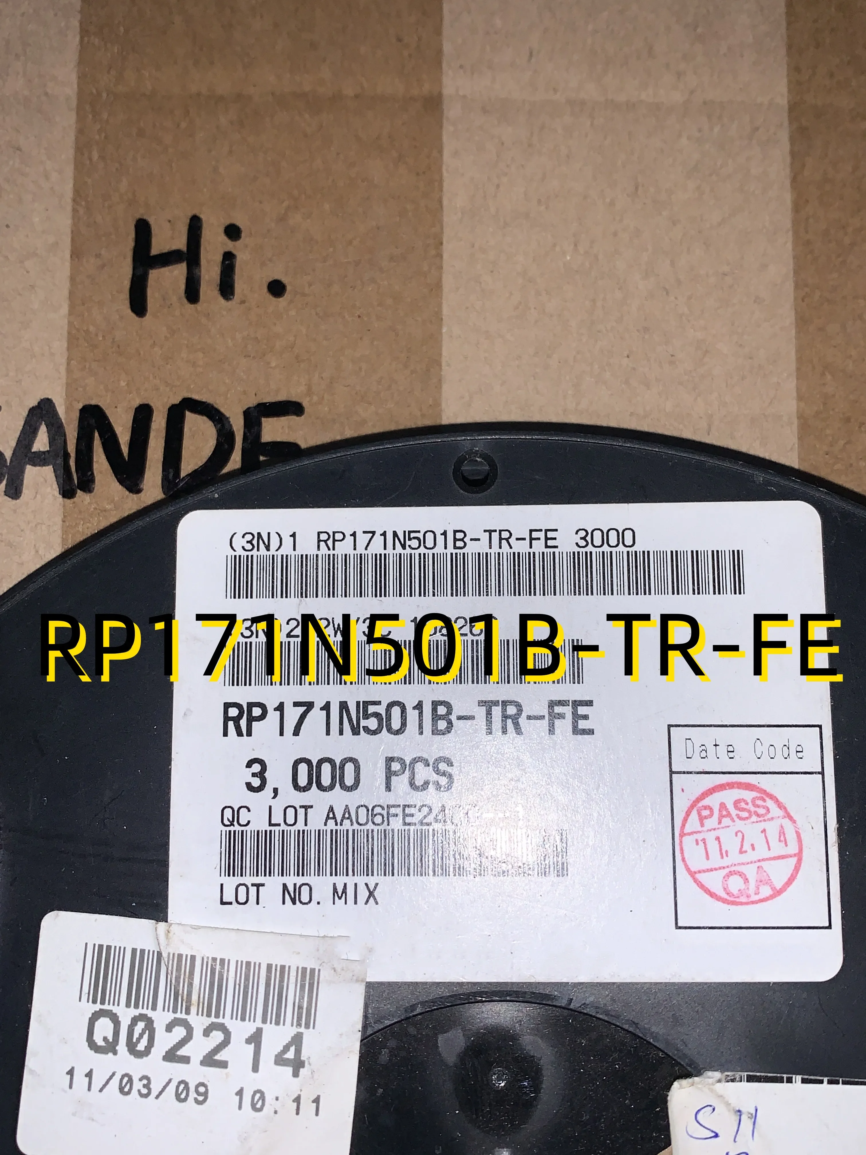 

10шт RP171N501B-TR-FE