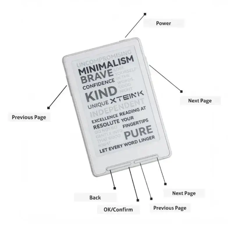 XTEINK X3 Global Version E-ink Screen Reader Support CrossPoint