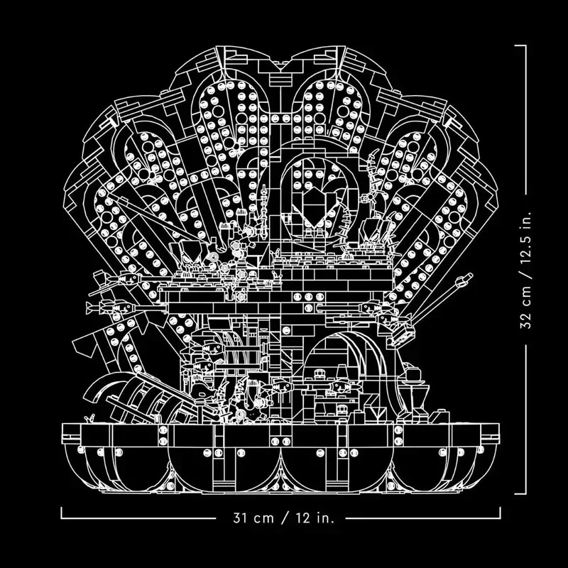 مجموعات مكعبات بناء MINISO The Mermaid in the Shell 43225 مناسبة لهدايا عيد الميلاد المتوافقة مع جزيئات Legoed