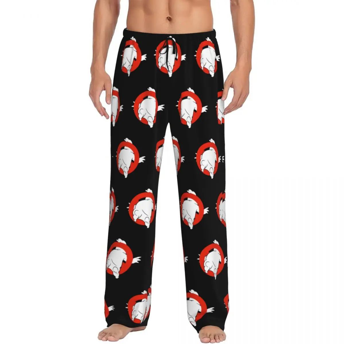 

Custom Print G-Ghostbusters Pajama Pants for Men Adventure film Sleep Sleepwear Bottoms with Pockets