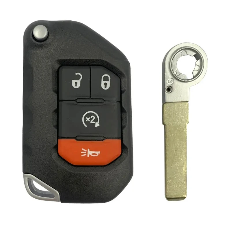 CN086041 Aftermarket Smart Car Key For Jeep Wrangler 2018 2019 Remote Fob OHT1130261 433MHz 4A Chip FCCID 68416784AA NO Logo