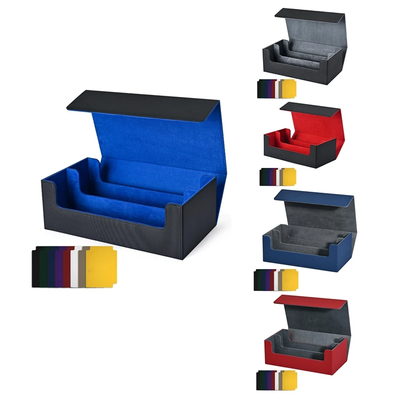 

B04B-Card Storage Box For Trading Cards,Card Deck Case, Magnetic Closure Card Holder For Magnetic Game Cards