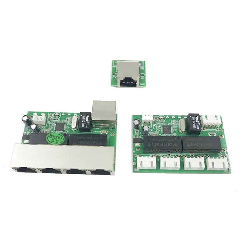 ethernet switch mini module design ethernet switch circuit board for 5  module 10/100mbps 5 port PCBA board OEM Motherboard