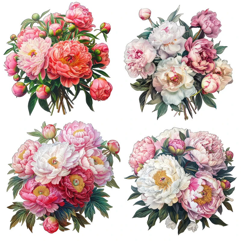 Three Ratels QCF373 Beautiful hibiscus flower fresh flower art wall sticker for home decoration toilet sticker
