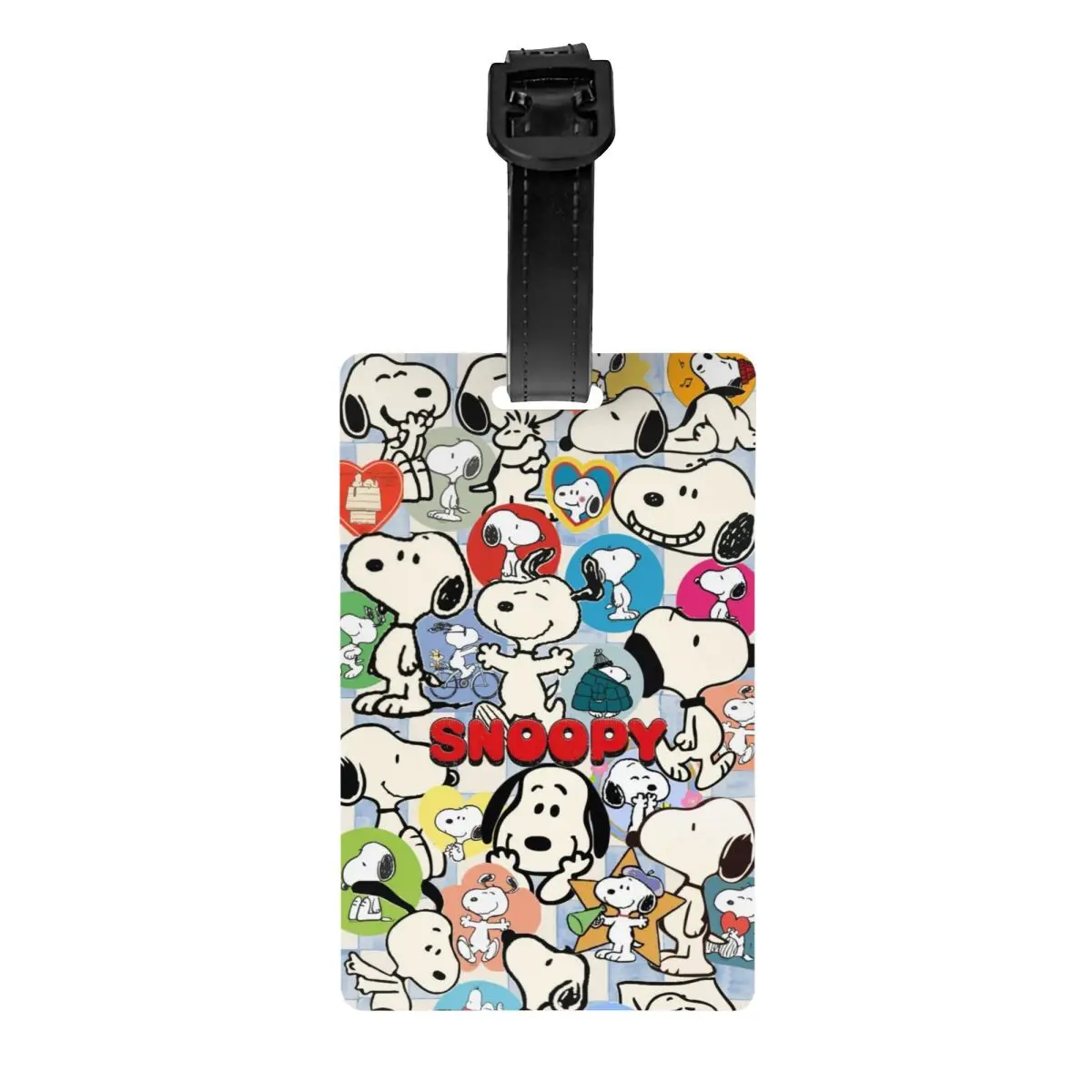 

Custom Cute Cartoon S-Snoopys Luggage Tag Custom Baggage Tags Privacy Cover ID Label