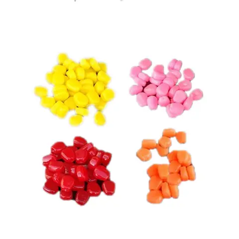 100 Pieces of Submerged Corn Bait Soft Bait, Carp Silicone Simulated Corn Soft Bait, with a Strong Aroma of Fish Bait