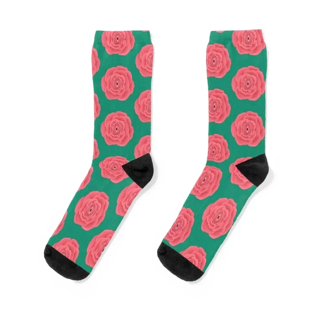 Rose Vagina Socks halloween kawaii set Socks For Man Women's