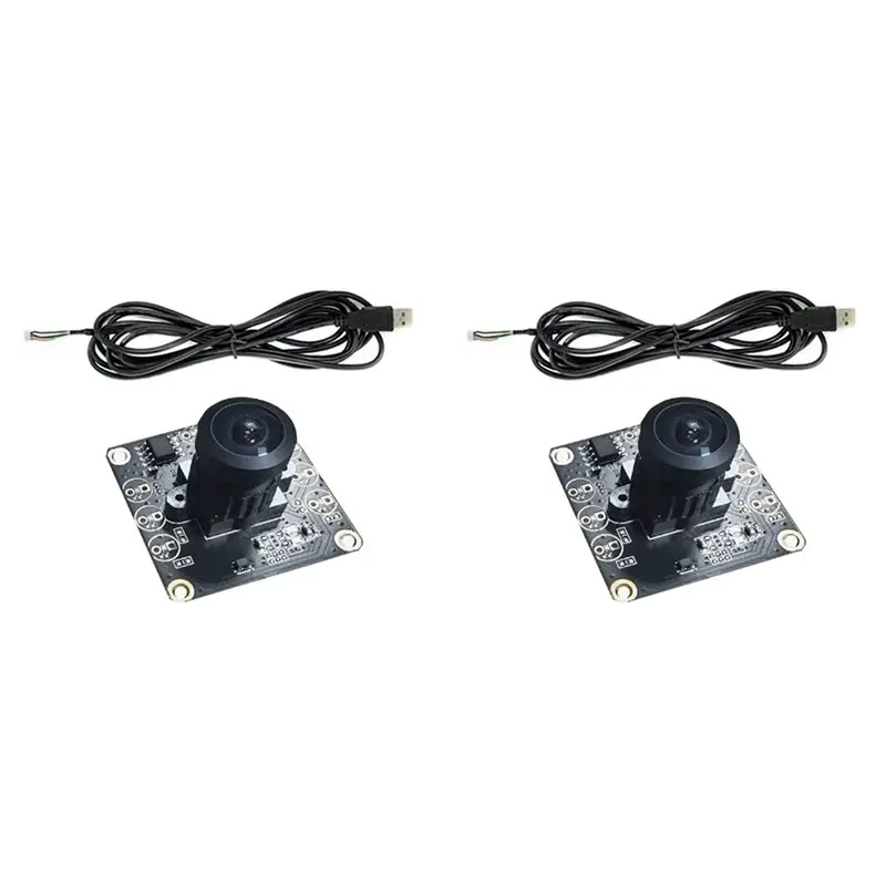 

Модуль USB-камеры 2X OV9732, 160 градусов, 32x32 мм, для распознавания лиц, сбора изображений, для Raspberry Pi, с кабелем 2 м