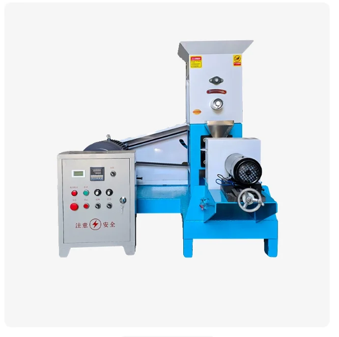 Fish feed puffing machine, fully automatic aquaculture floating bait, shrimp and crab pellet machine, small pet dog food machine