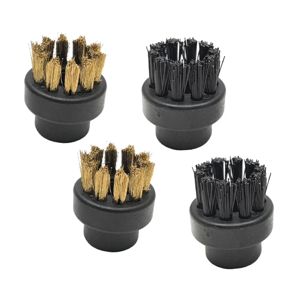 4Pcs Round Steam Engine Brush Kit For Dupray Steam Cleaner For Floors Steam Household Cleaning Machine Accessories - view 2