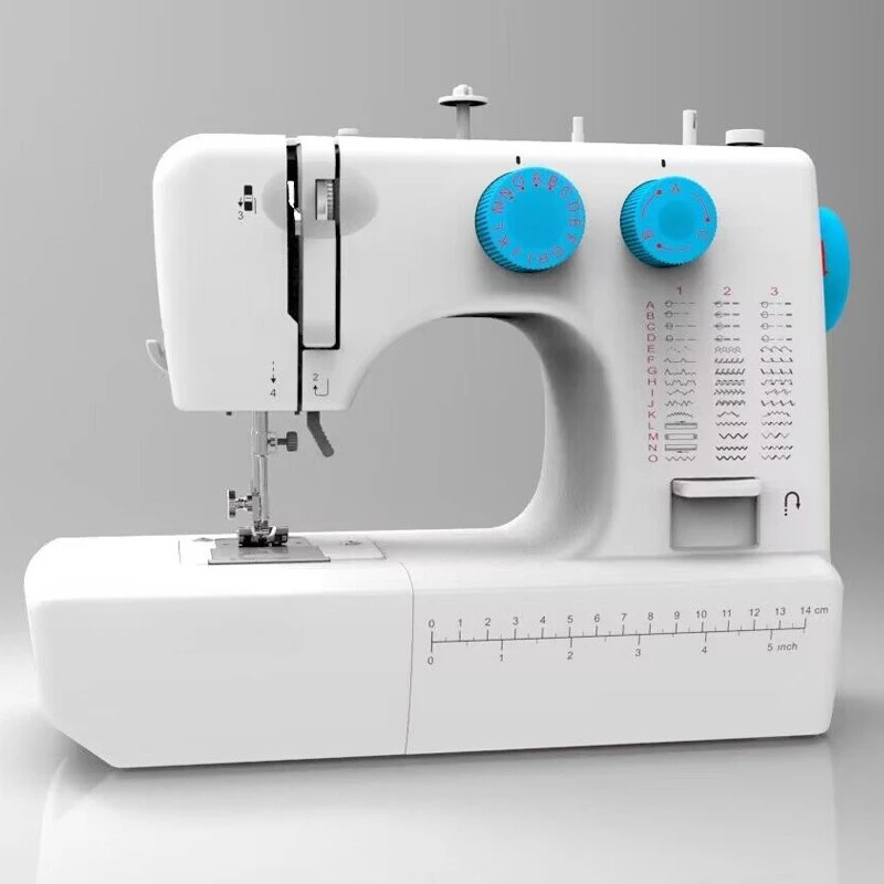 

Multifunctional Thread Type Double Needle Mini Sewing Machine for Home Use Locking Nail Grommets