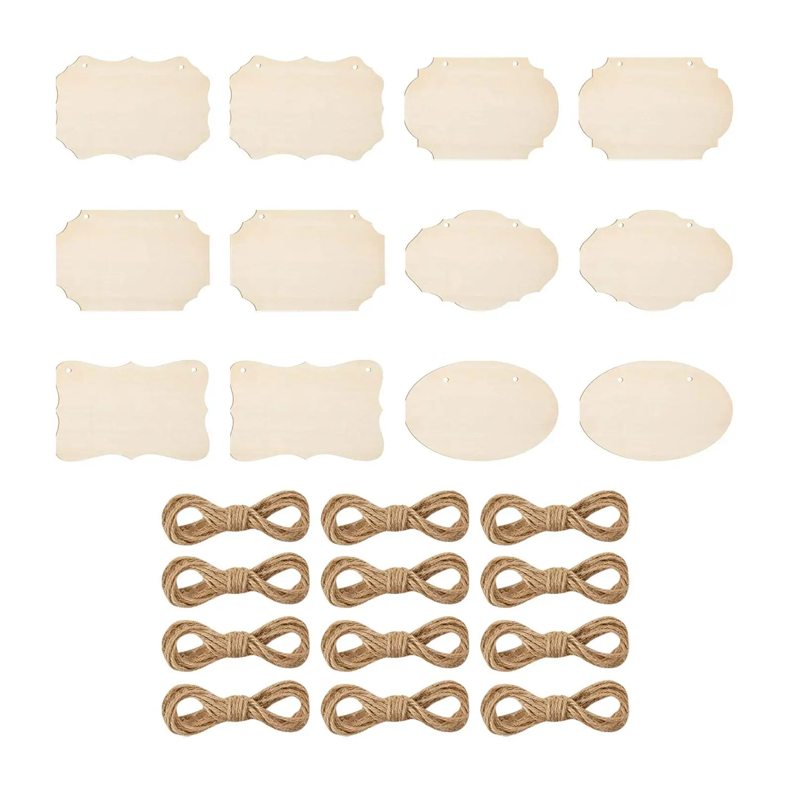 

12x незавершенная подвесная деревянная вывеска, пустая деревянная табличка, баннеры «сделай сам», деревянные ломтики, подвесная бирка для магазина, письма, вечеринки, бара, ресторана