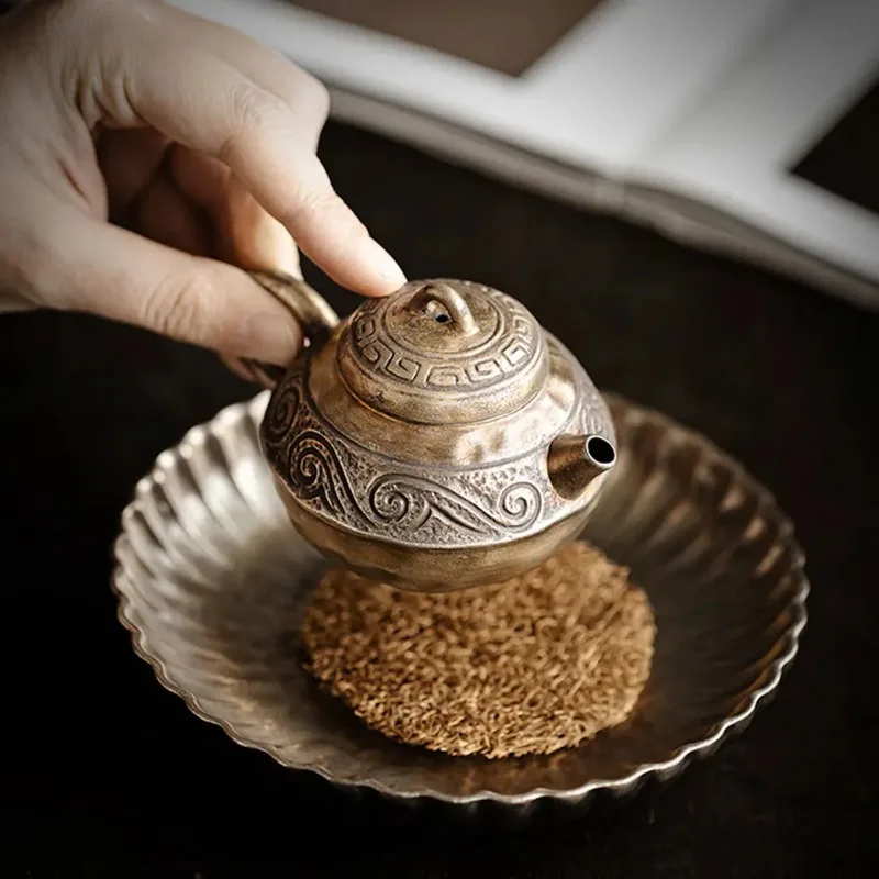 Ceramics Teapots For Loose Tea Retro Ceramic Tea Kettle Present For Tea Lovers