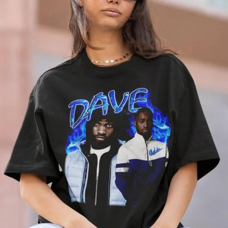 Dave Retro Hiphop camiseta sudor Vintage Rnb rapero