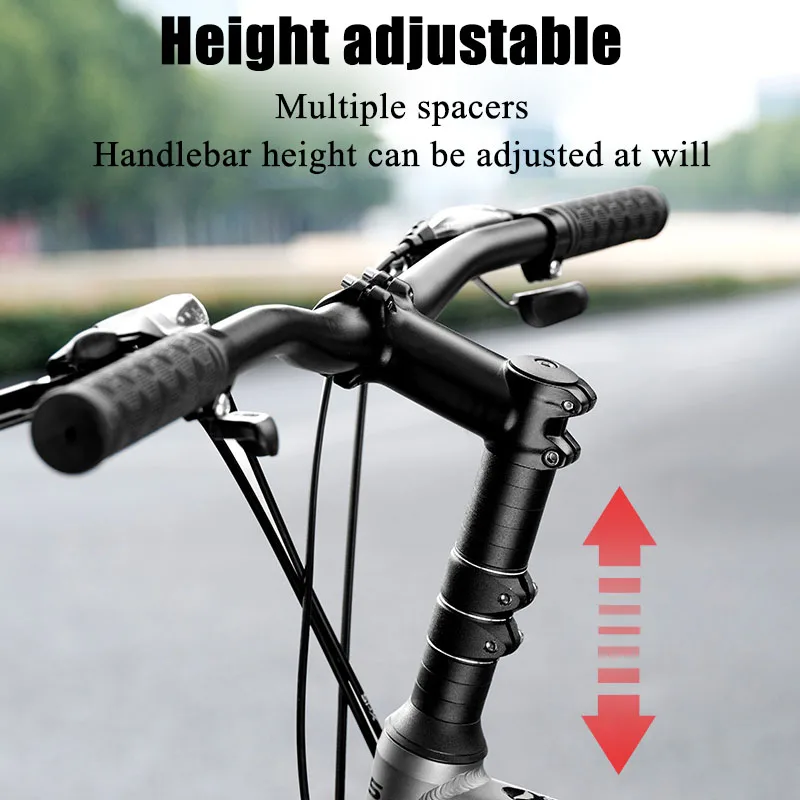 TOSUOD Mountain bike stem heightener handlebar heightening faucet lift extension adjustable accessories universal