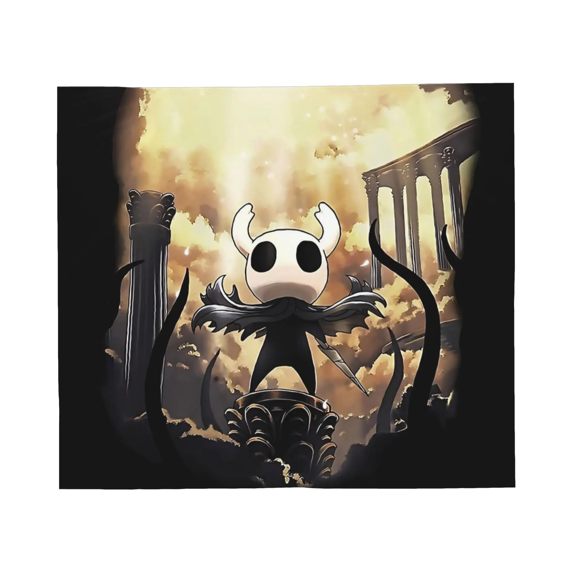 Hollow Knight Silksong Fuzzy Blanket Cartoon Custom Throw Blanket for Home 200x150cm Plush Thin Quilt