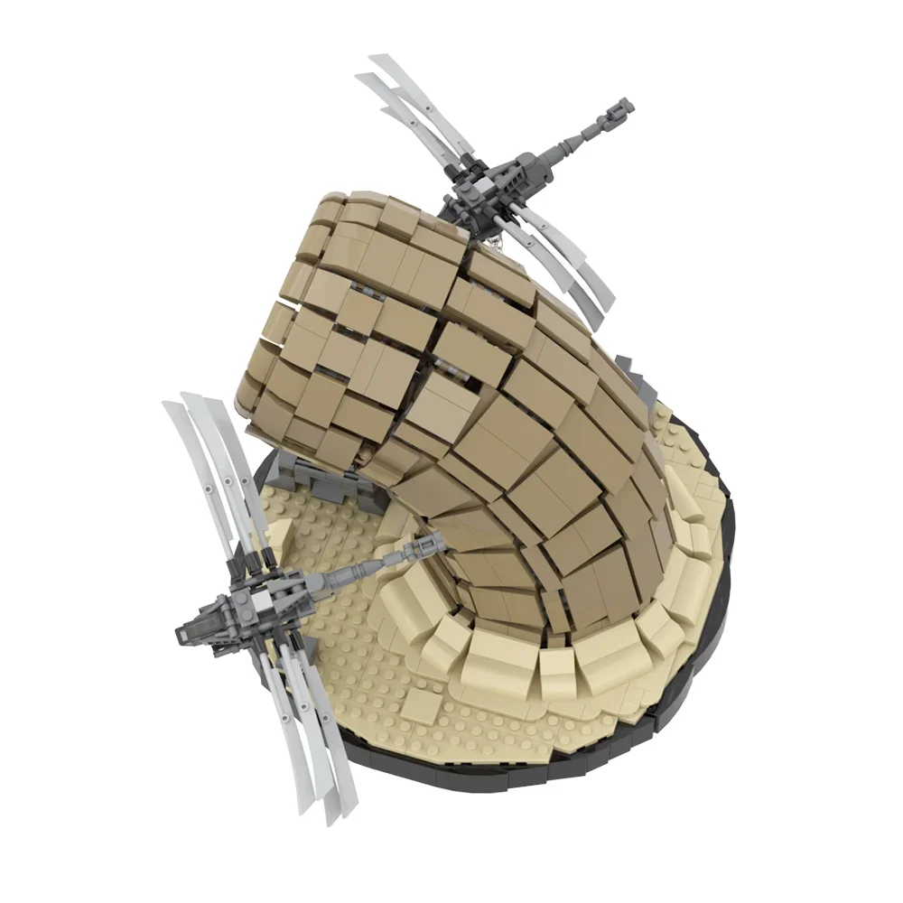 

Gobricks MOC орнитоптер кирпичи модель научный фильм антрейдеры вертолет песчаный червь строительные блоки набор игрушек подарок