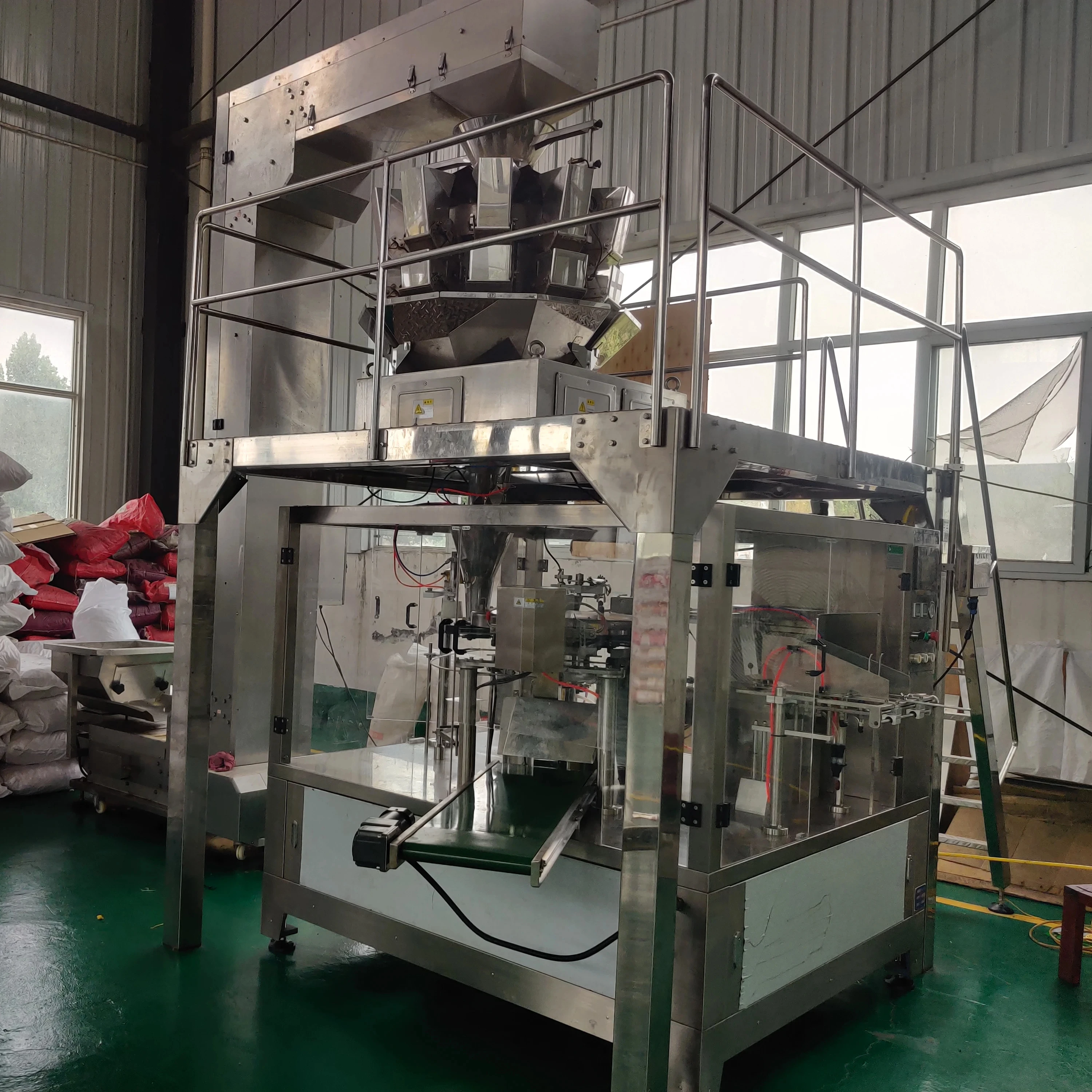 Sac préfabriqué automatique, matériel Doypack, écrous à vis, boulons, Machine d'emballage de comptage de joint sur 3 côtés