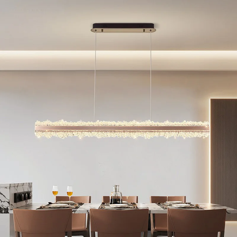 Modern simple light luxury restaurant chandelier high-end restaurant main light