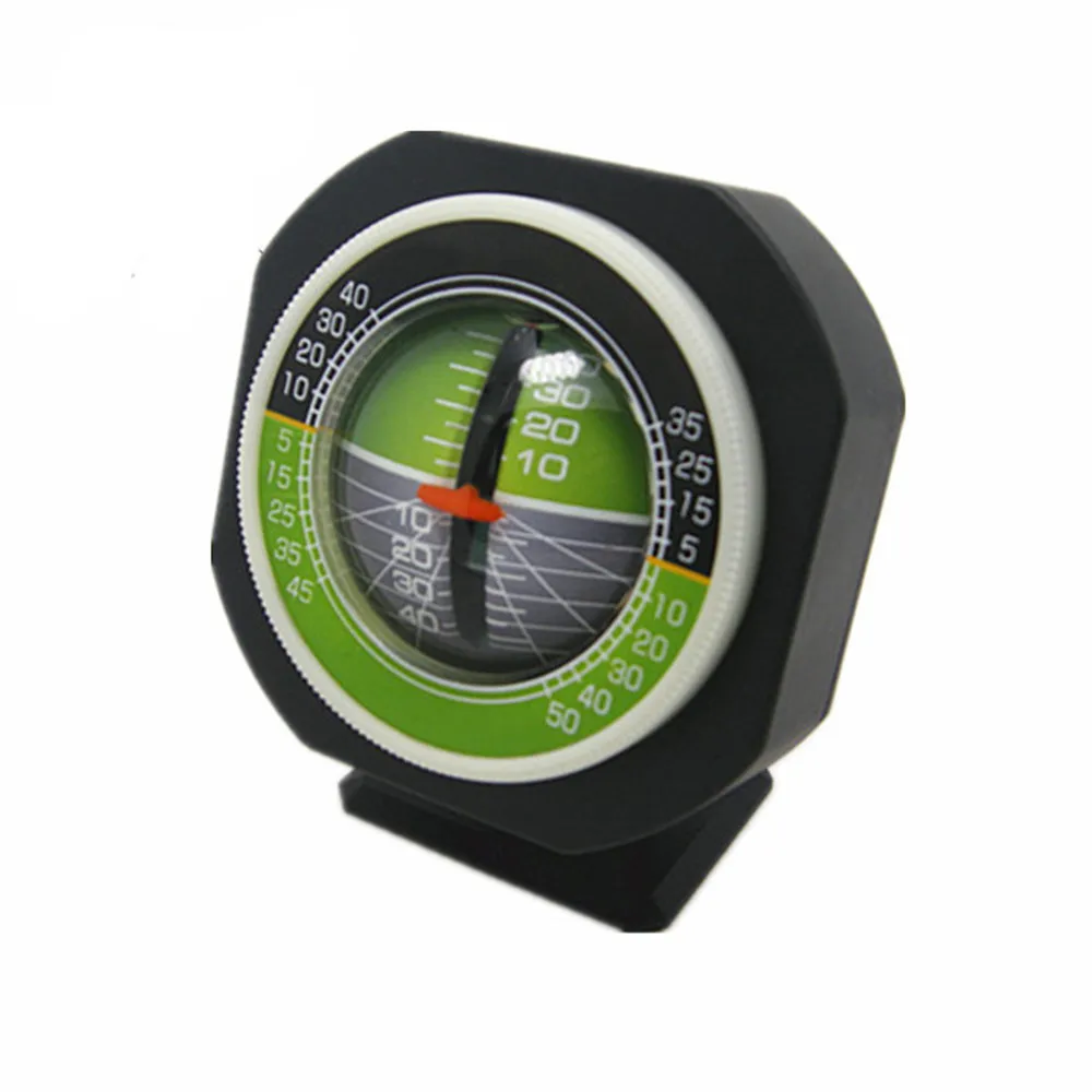 Auto Slope Meter Level Gauge Car Compass High-precision Built-in LED Light Vehicle Declinometer Gradient Inclinometer Angle