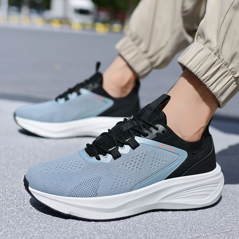 

Men's sports shoes, lightweight carbon plate racing running shoes, winter shock absorption, anti slip, wear-resistant, breathabl