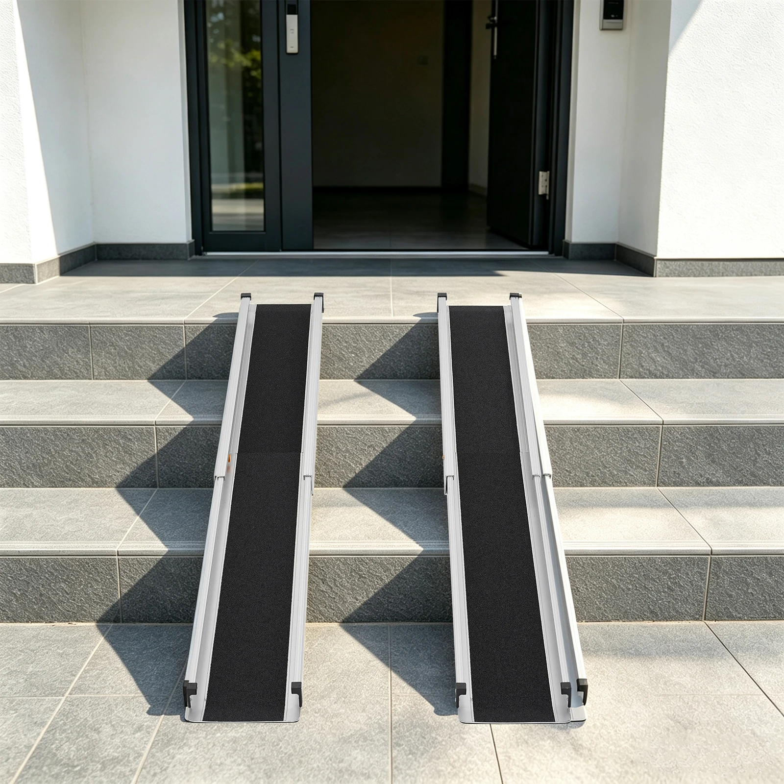 Portable Aluminum Wheelchair Threshold Ramp