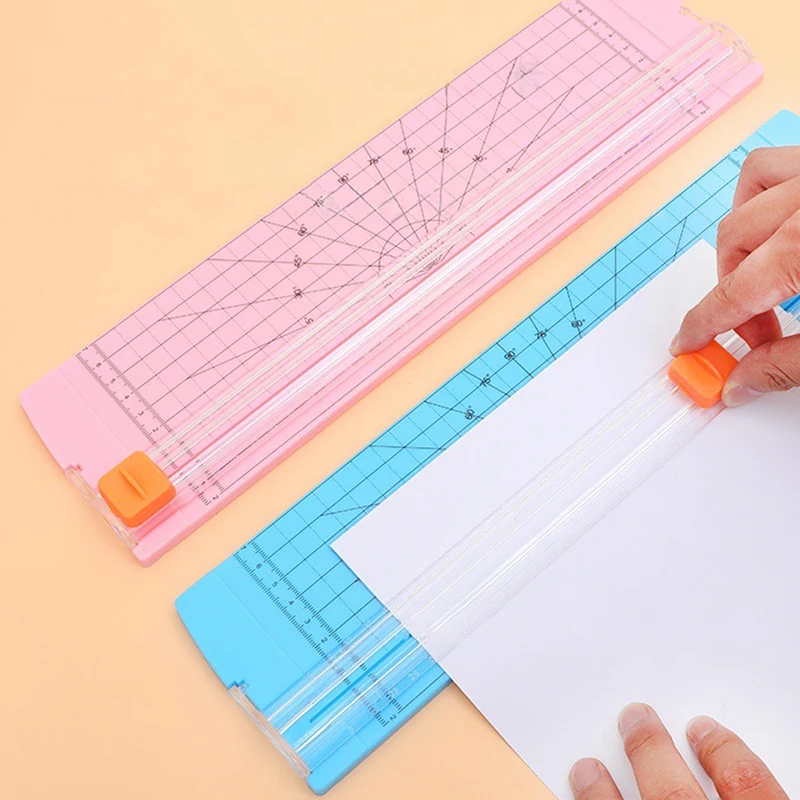 

A4 Paper Cutter Precision Paper Photo Trimmers Cutter Scrapbook Trimmer Lightweight Cutting Mat Machine for Office School