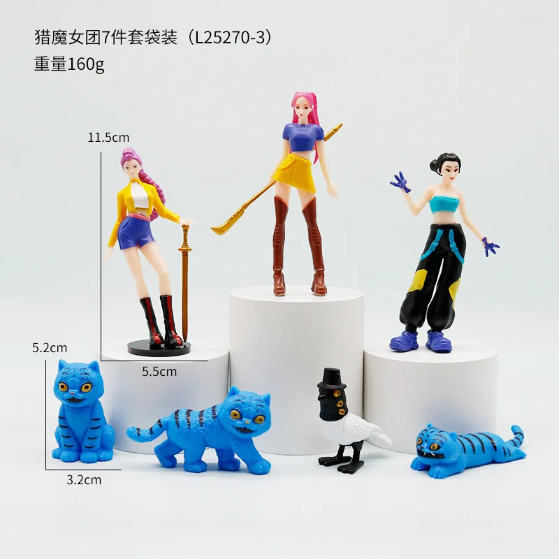 New Hot Selling Kpop Demon Hunters Blind Box Series Anime Figures Ornaments Dolls Fans Children Birthday Gift Random Blind Box