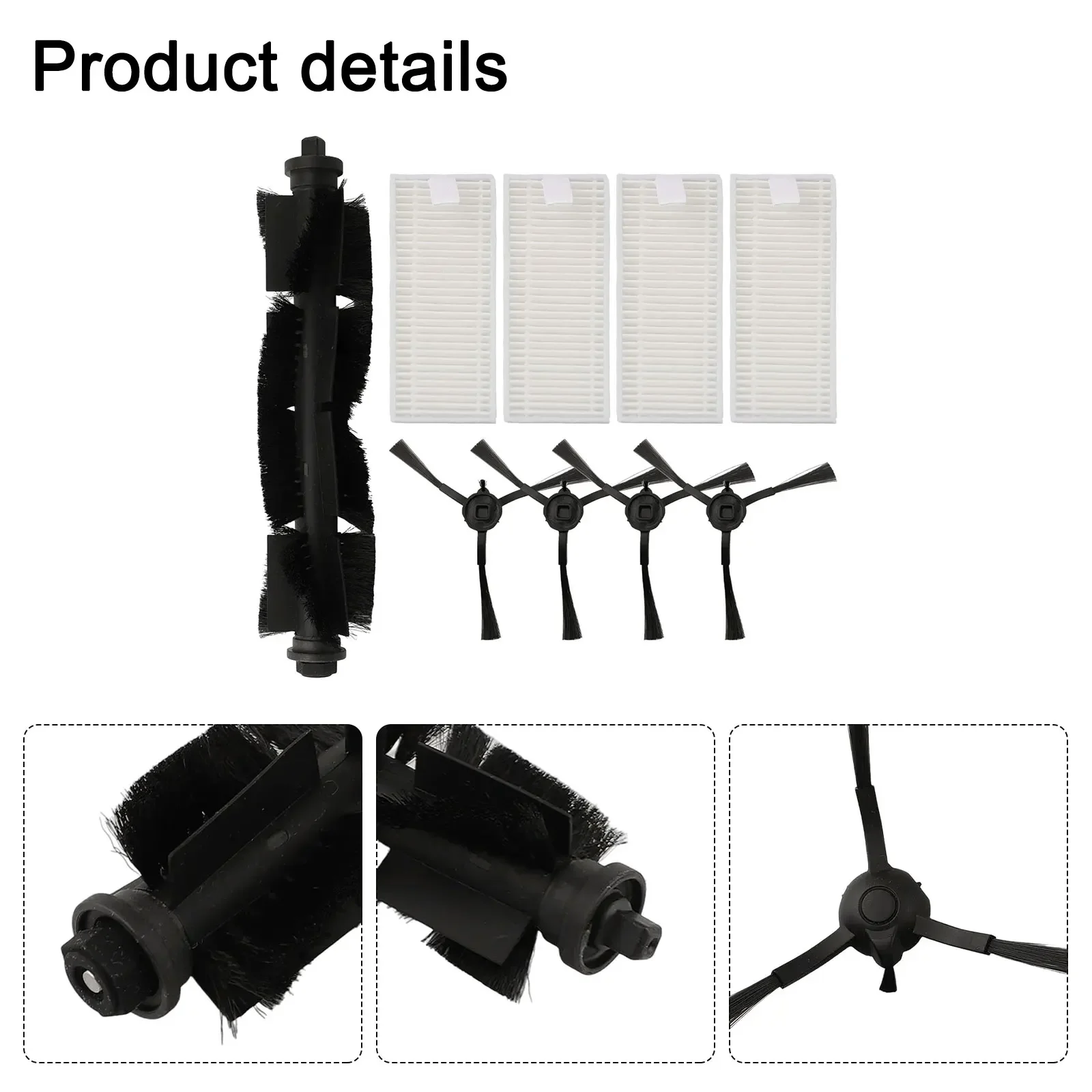 

Filter 10*0.8*4cm Robot Vacuum Parts Compatibility Multiple Uses Spare Part User-Friendly Design Dirt Absorption