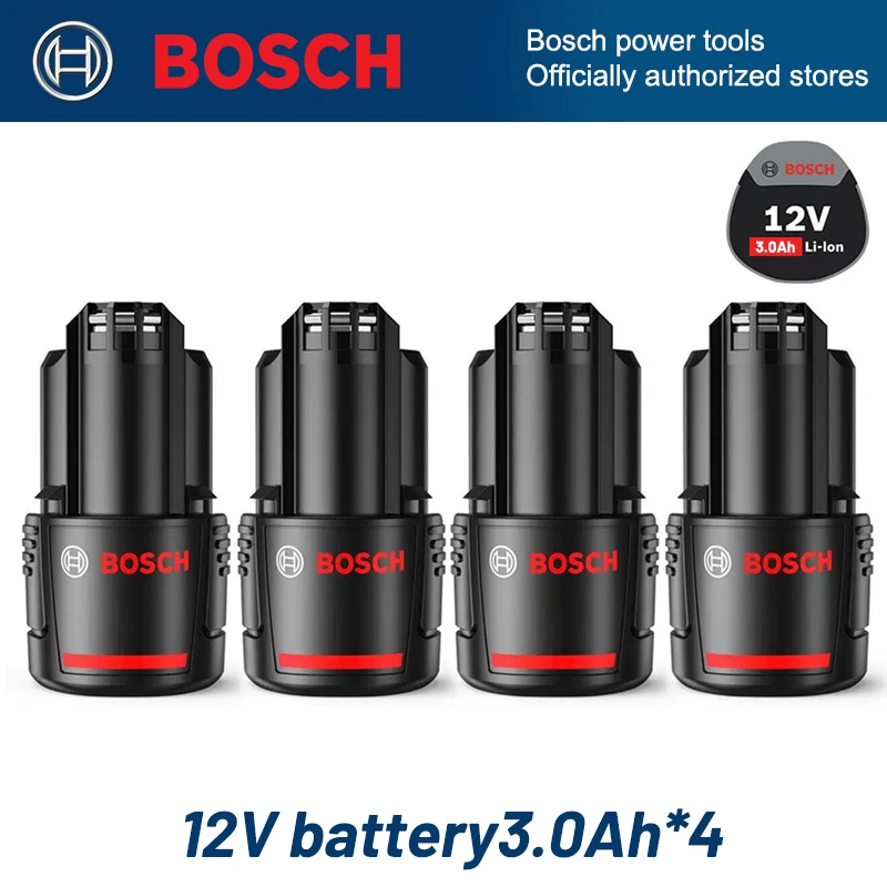 Bosch Professional 18V 3,0Ah Lithium-Ionen-Akku, Geeignet für BAT609 und BAT618 Ausgestattet mit Batteriemanagementsystem (BMS)