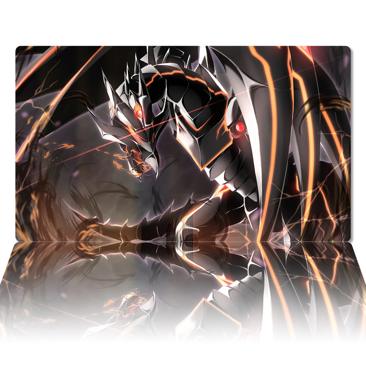 YuGiOh Red-Eyes Darkness Metal Dragon Mat TCG CCG Trading Card Game Mat Anime Mouse Pad Custom Desk Pad Zones Free Bag 60x35cm