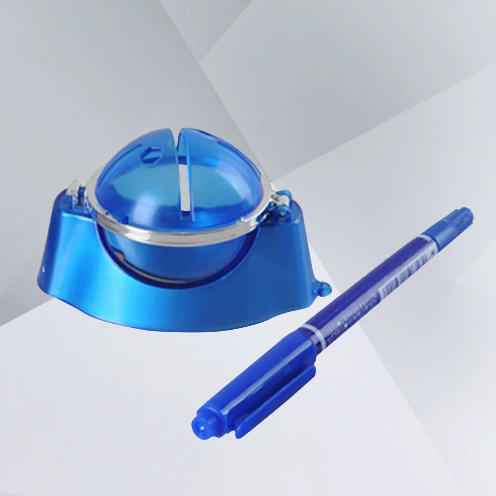 

Шаблон для разметки мячей, маркер для точечной разметки, аксессуары для тренировки по паттингу, маркер-ручка синего цвета, прочные аксессуары