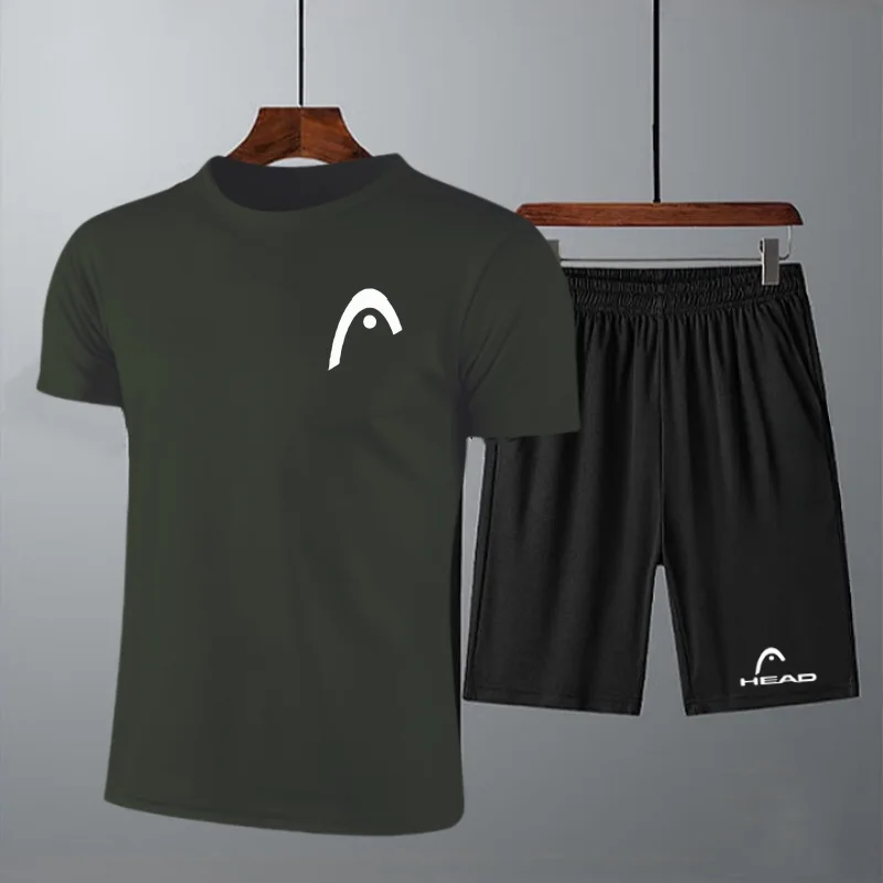 Camisetas de secado rápido para hombre, camiseta de entrenamiento de tenis absorbente de alta calidad, ropa holgada de manga corta para verano, 2024