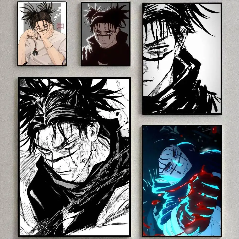 1pc Japan Choso Jujutsu Kaisen Anime Poster HD Home Decor Sticky Wall Waterproof Home Living Room Bar Aesthetic Decor