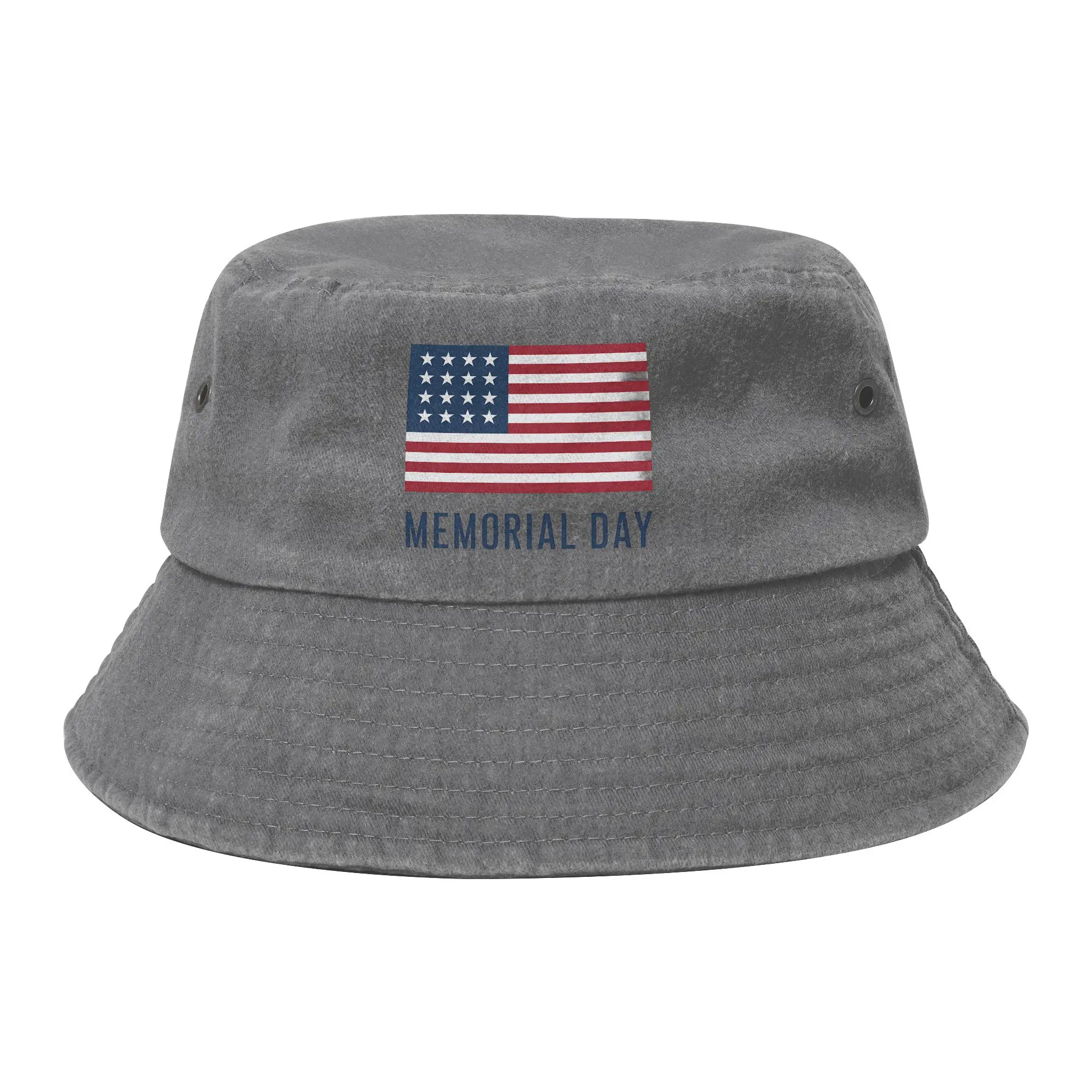 Memorial Day Patriot Bucket Hats Teen UV Protection Outdoor Remember Honor Distressed Washed Fishing Fisherman Hat Panama Hat