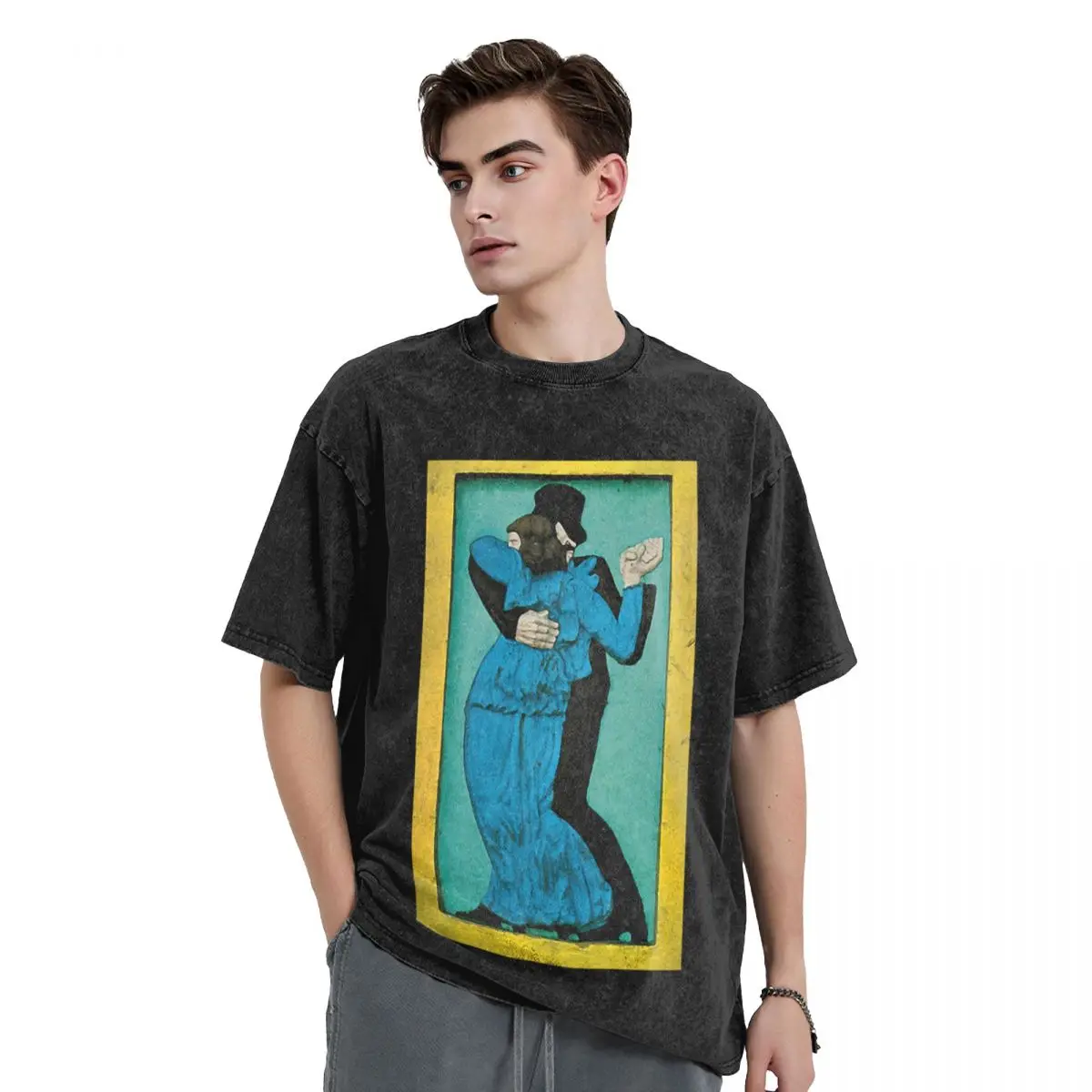 Steely Gaucho Dan T-Shirt oversized t shirt graphic t shirts clothes for men