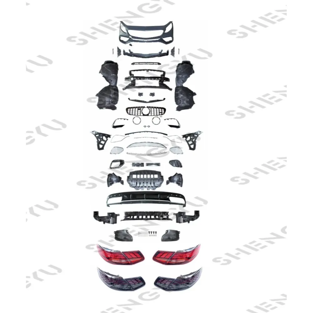 

car body kit for Mercedes Benz S-Class C217 up to AMG S65 with front rear bumper grille,taillights