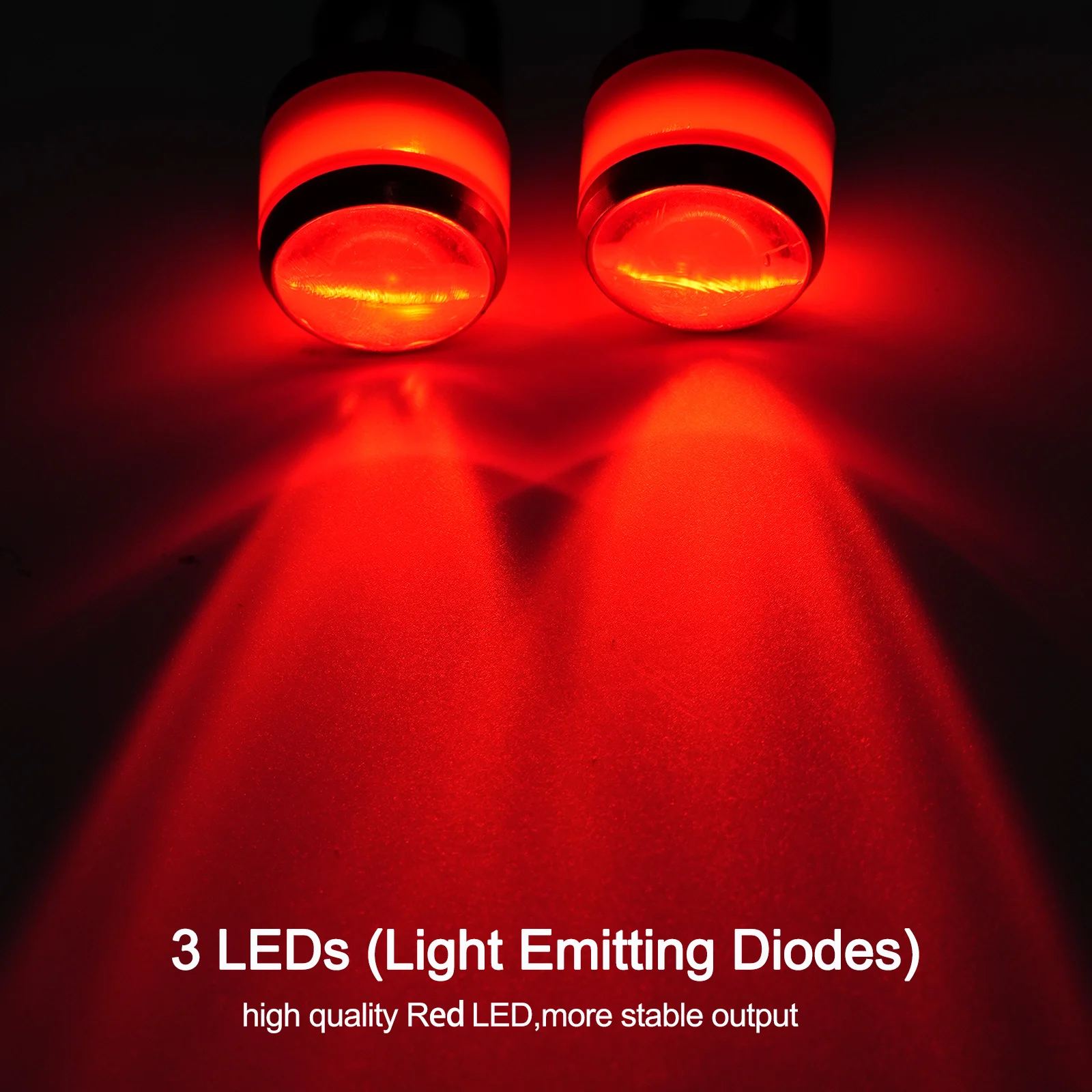 Red Strobe Motorcycle Daytime Running Light LED Fog Light Eagle Eye Driving Lamp Headlight Red 12V Decor Motorcycle Accessories