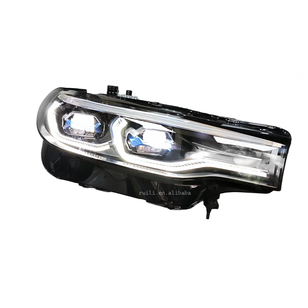 For BMW X7 G07 2019-2022 Full LED Laser Headlight High Configuration Hexagonal Angel Eyes Adaptive Headlamp Assembly