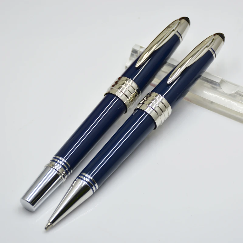 AAA quality Black / dark blue MB JFK Fountain pen / Roller ball pens / Ballpoint pen business office stationery write ink pen