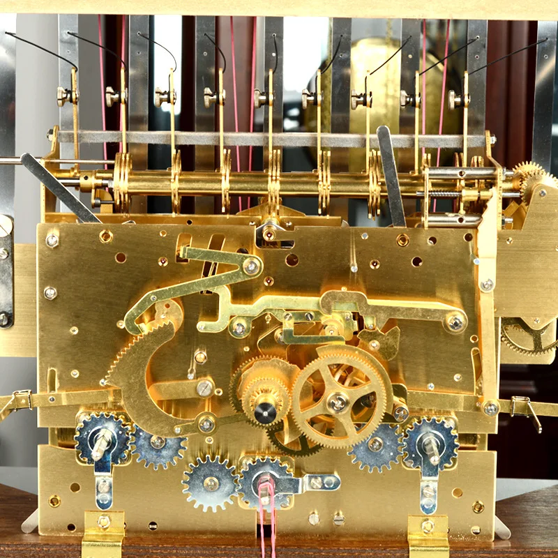 Clock European retro creative floor clock living room nine-tone tube machinery