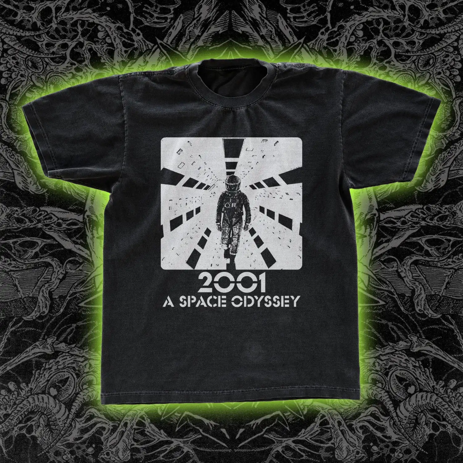 2001_ A Space Odyssey Classic Movie Graphic T-Shirt Cotton Men Women Streetwear Tee
