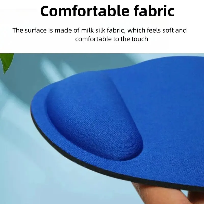 E01 Wrist Guard Mouse Pad Office Desk Pad Soft And Comfortable Memory Cotton Rebound Ultra Light image 3