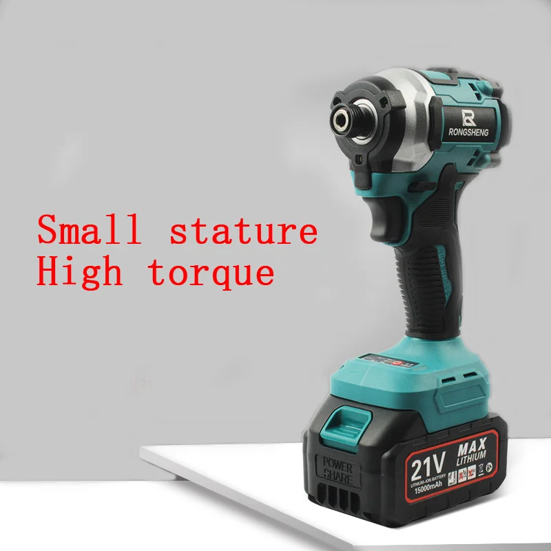 21VBrushless Cordless Electric Effects Driver Impact Wrench Battery Screwdriver Brushless Electric Compatible with Makita socket