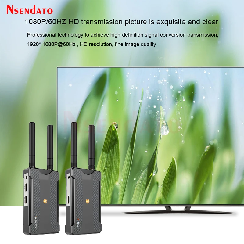 

Wireless HDMI-Compatible Extender 200M HDMI Video Transmitter Receiver Go Through Wall for PS4 TV Box DSLR Camera PC Projector