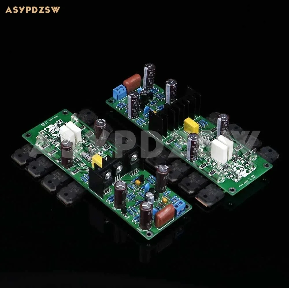 2 CH HIEND L20.5 초저왜곡 파워 앰프, 200W DIY 키트, 마감된 보드, KTB817 KTD104